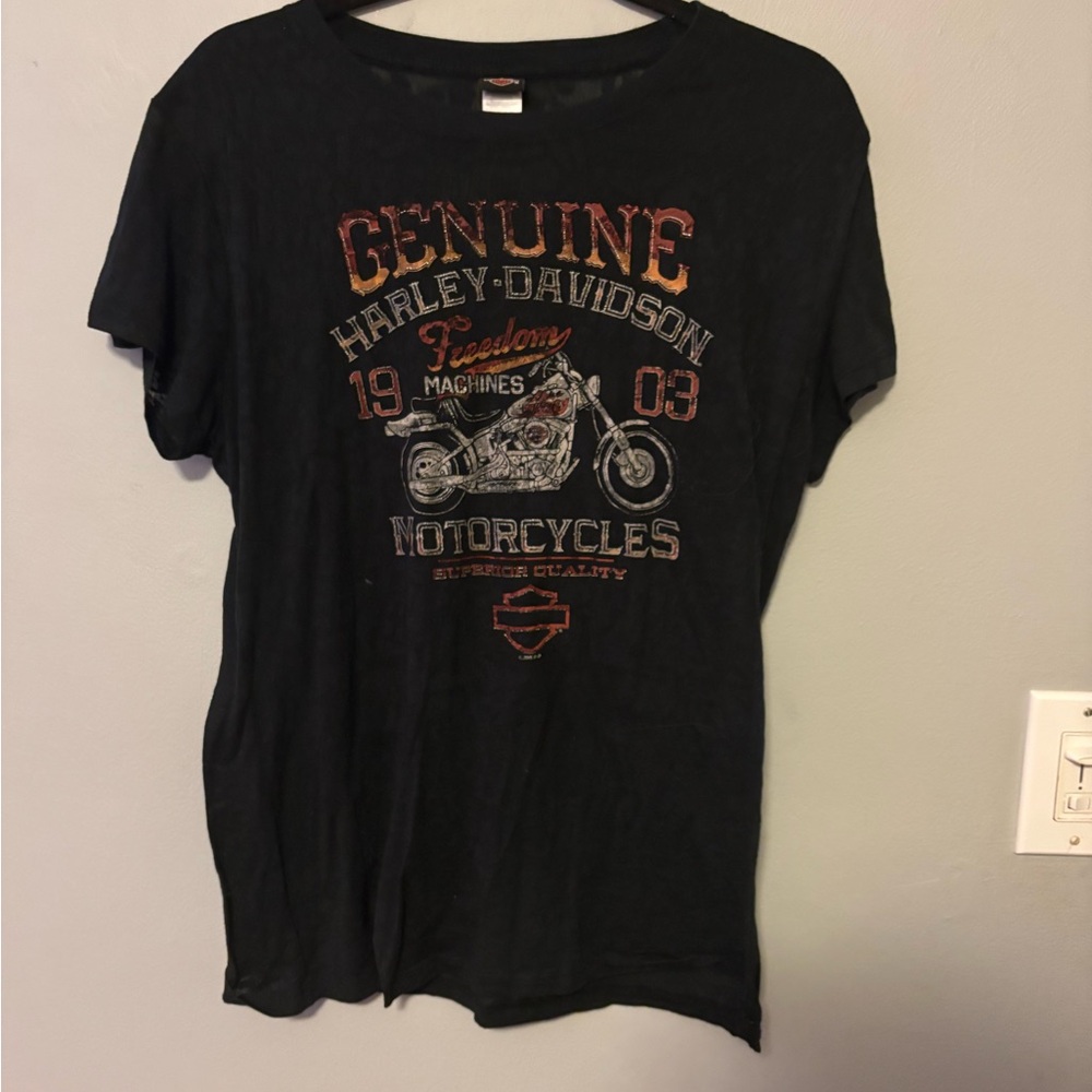 Harley-Davidson Black Graphic T-Shirt